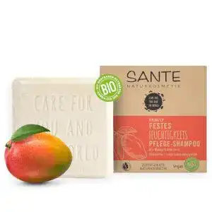 Festes Shampoo von Sante Naturkosmetik für trockenes Haar mit veganer Formel
