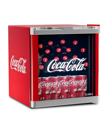 Mini Kühlschrank CUBES Flaschenkühlschrank im Coca-Cola Design