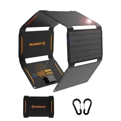 Solarpanel 12 V FlexSolar 40W Faltbar für Outdoor-Nutzung