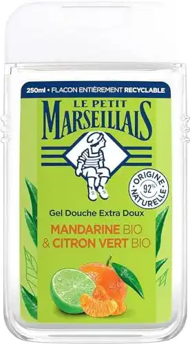 Le Petit Marseillais Duschgel mit Bio-Mandarine und Bio-Zitrone, 250 ml