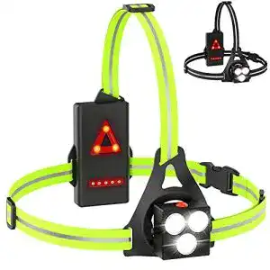 Brustlampe Husgw Lauflichter für Läufer mit 90° verstellbarem Winkel