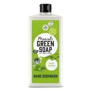 Ökologisches Spülmittel Marcel’s Green Soap mit Basilikum und Vetiver