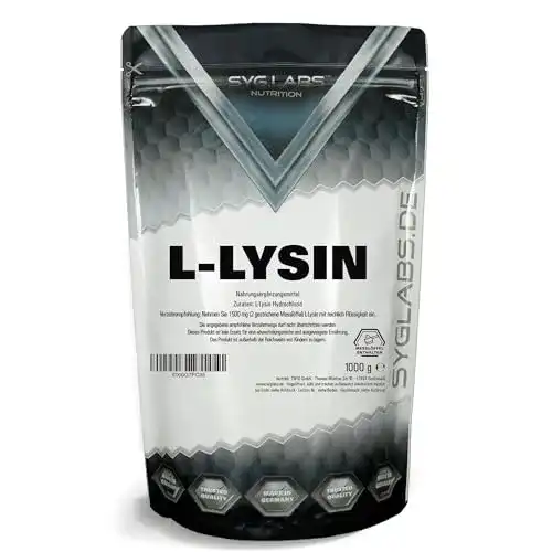 Lysin Syglabs Nutrition L-Pulver 100% rein 1000g Aminosäure