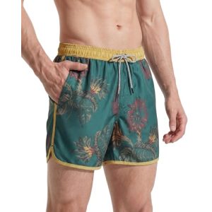 Badeshorts für Herren im Vintage Retro Design mit Schnelltrocknend-Funktion