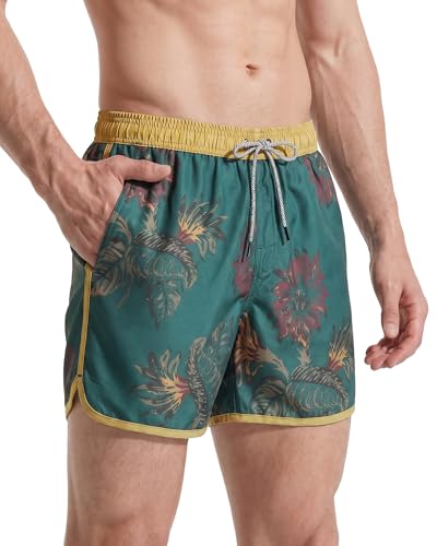 Badeshorts für Herren im Vintage Retro Design mit Schnelltrocknend-Funktion