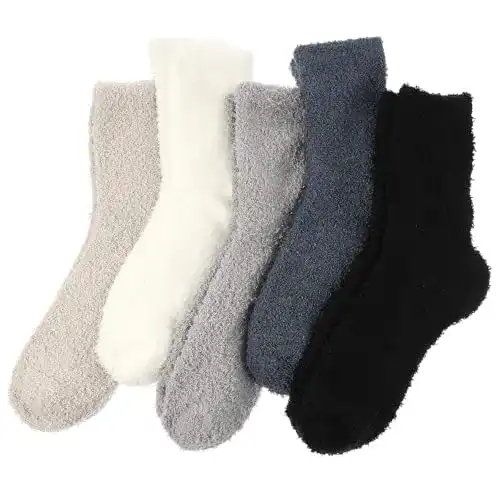 Kuschelsocken Abeillo 5 Paar Damen aus Korallenfleece
