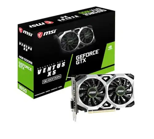 MSI NVIDIA GeForce GTX 1650 D6 Ventus XS OC 4GB Grafikkarte