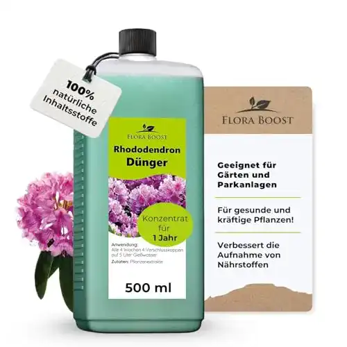 Rhododendron Dünger Flora Boost Konfitee 500ml für gesunde Pflanzen