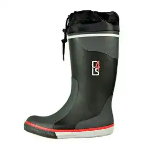 Segelstiefel Crazy4Sailing Unisex Langschaft Gummistiefel mit Schnürung