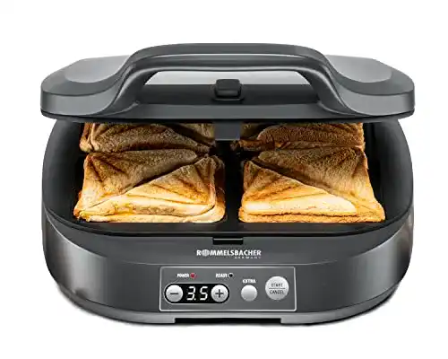Rommelsbacher Sandwichmaker ST 1800 für 4 Sandwiches