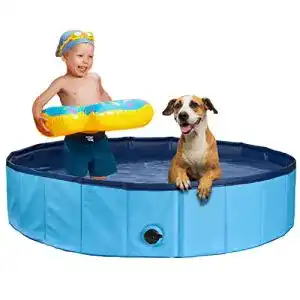 Hundepool groß von Balinco Stabiler Hundepool und Planschbecken
