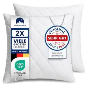 Bettkissen Gentle North Kopfkissen 45×45 cm 2er Set