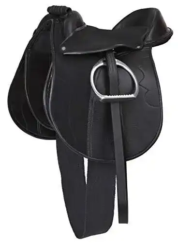 Dressursattel Kerbl Sattelset Economy Pony in Schwarz