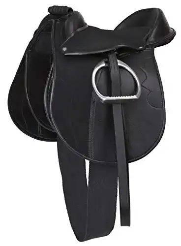 Dressursattel Kerbl Sattelset Economy Pony in Schwarz
