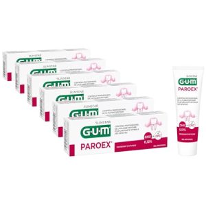 Gum Paroex Gel Zahncreme 75ml im 6er Vorteilspack