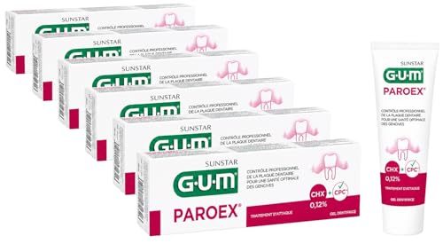Gum Paroex Gel Zahncreme 75ml im 6er Vorteilspack