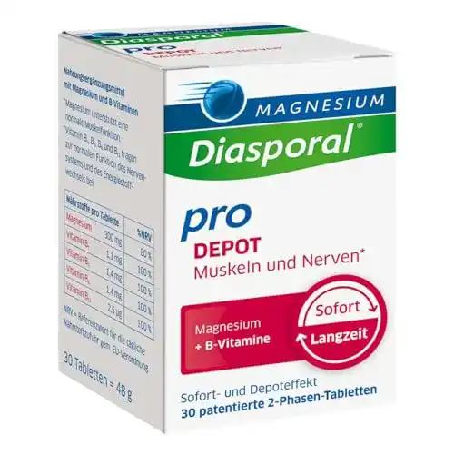 Magnesium Diasporal Pro DEPOT für Muskeln und Nerven 30 Stück
