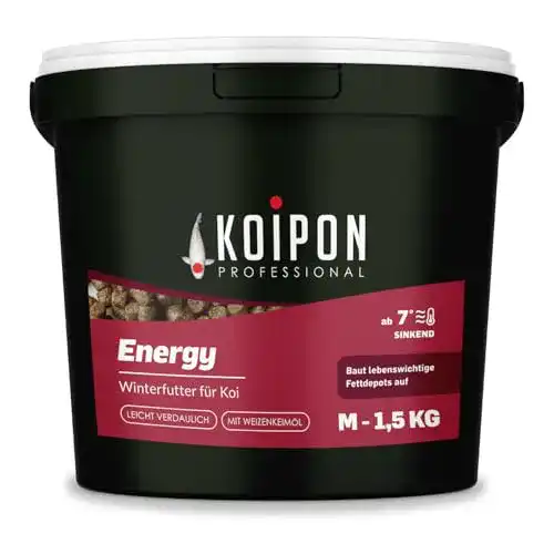 Koi-Winterfutter Koipon Energy 1,5 kg – Sinkendes Teichfutter für Koi und Goldfische