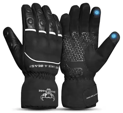 Regenhandschuhe für Motorradfahrer – Beast Rage Winterhandschuhe