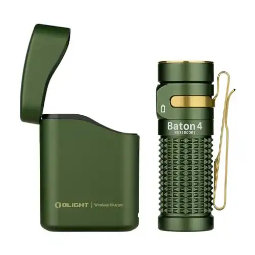 Olight Baton 4 Kit Mini LED Taschenlampe mit Ladecase