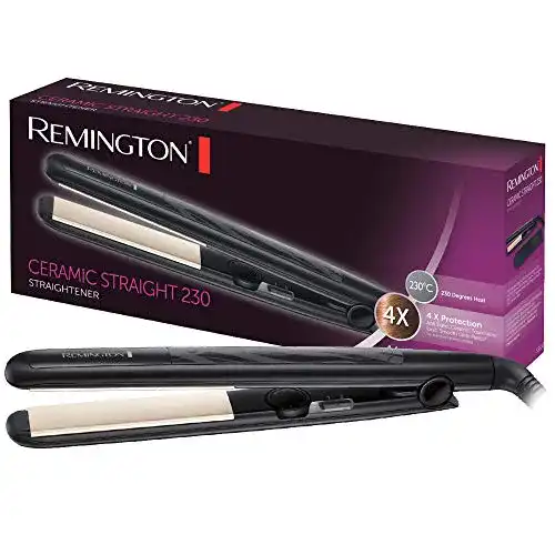 Remington Glätteisen Ceramic Straight mit 4-fachem Schutz für das Haar