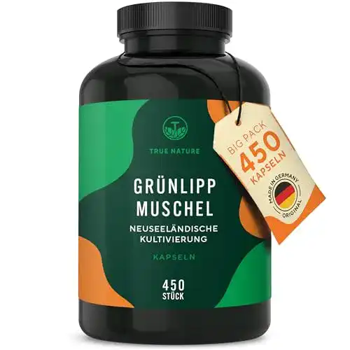 Grünlippmuschel für Katzen 450 Kapseln von True Nature