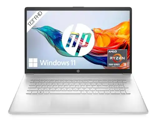 HP 17,3 Zoll Laptop mit FHD IPS Display und AMD Ryzen 3 Prozessor