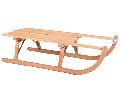 Schlitten Ress Rodel Davoser Art 90 cm aus Naturholz