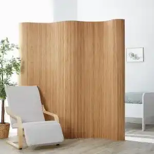 Raumtrenner Homestyle4U Bambus Paravent für Innenräume