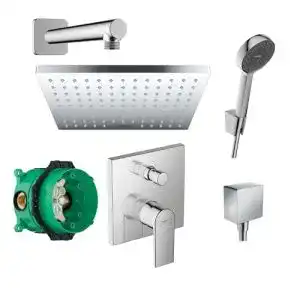 Unterputz Duschsystem Vanvilla von Hansgrohe mit Duscharmatur