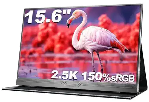 Cuiuic 15,6 Zoll USB-C Monitor 2.5K Portable QHD 2560×1440