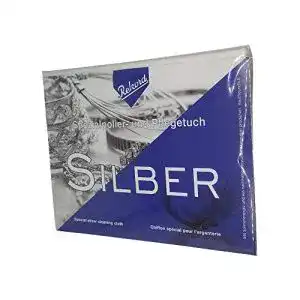 Silberputztuch Rekord 30×24 cm für Schmuck, Besteck und Münzen