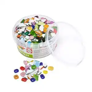 Mosaiksteine Rayher Soft Glas Mosaik Mix, polygonal, 500g