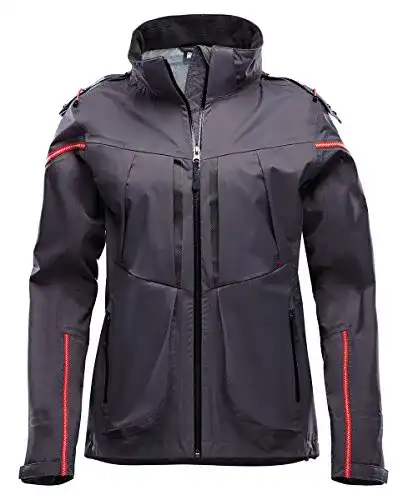 Segeljacke Damen Marinepool Blyth in Dunkelgrau Größe L