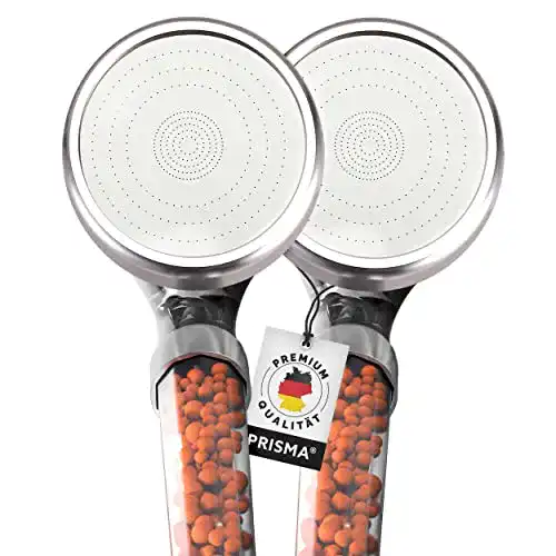 Duschkopf Prisma Premium 2 Stück – Handbrause mit Druckerhöhung