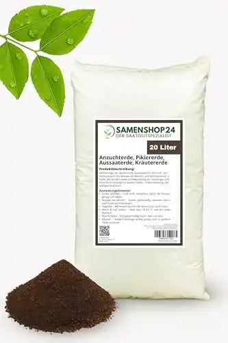Anzuchterde von Samenshop24 für Pflanzenanzucht und Pikieren
