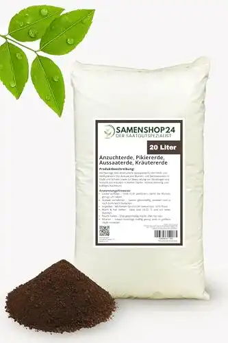 Anzuchterde von Samenshop24 für Pflanzenanzucht und Pikieren