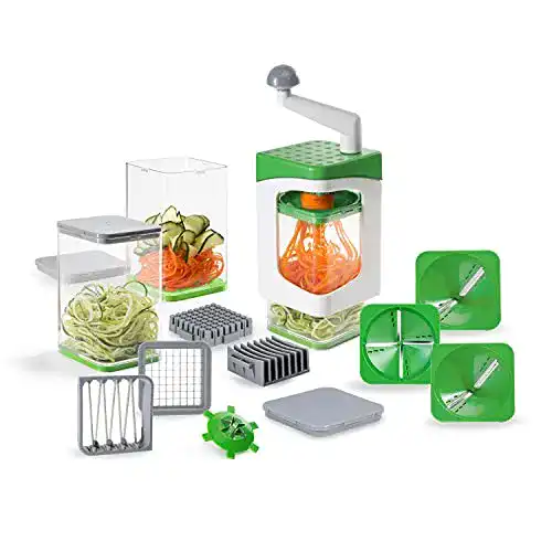 Nicer Dicer Genius Julietti Spiralschneider 17-teilig – Zoodle Maker