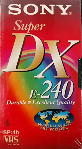 Sony Videokassetten VHS DX Qualität 240 Minuten