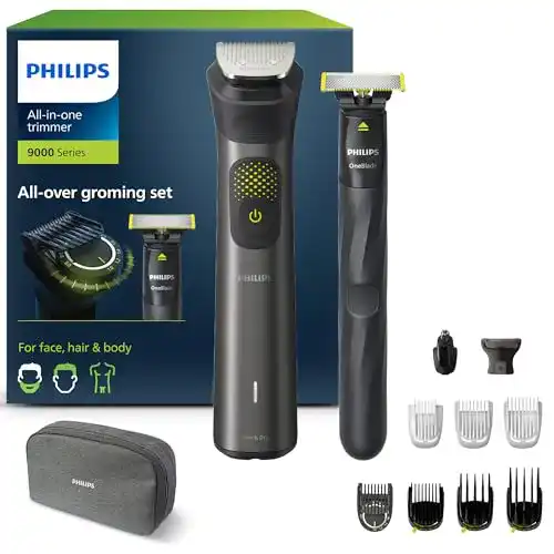 Philips Multigroom Series 9000 – 13-in-1 Barttrimmer und Haarschneider