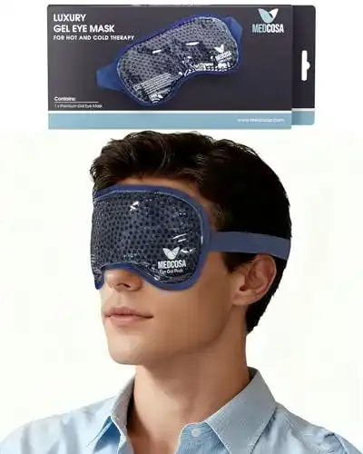 Kühlmaske für die Augen von Medcosa Eisbeutel zur Linderung