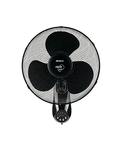 Wandventilator Ariete 802 mit 50 W, 3 Geschwindigkeiten und 40 cm Durchmesser