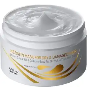 Haarcreme Vitamins Keratin Haarmaske für trockenes und geschädigtes Haar