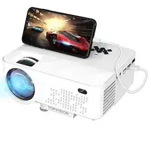 LED Beamer TOPVISION Mini mit Screen Mirroring und Full HD