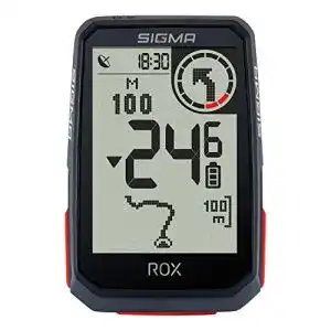 Fahrradcomputer GPS Sigma Sport ROX 4.0 Black Sensor Set