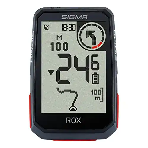 Fahrradcomputer GPS Sigma Sport ROX 4.0 Black Sensor Set