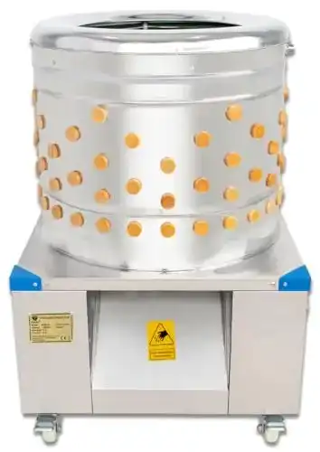 Geflügelrupfmaschine Beeketal BRM1600 auf Rollen für Hühner
