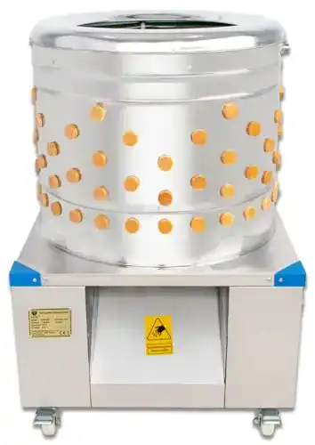 Geflügelrupfmaschine Beeketal BRM1600 auf Rollen für Hühner