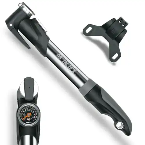 SKS Injex Control Minipumpe für alle Ventiltypen mit Manometer