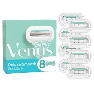 Rasierhobel für Damen mit Gillette Venus Deluxe Smooth Sensitive Klingen